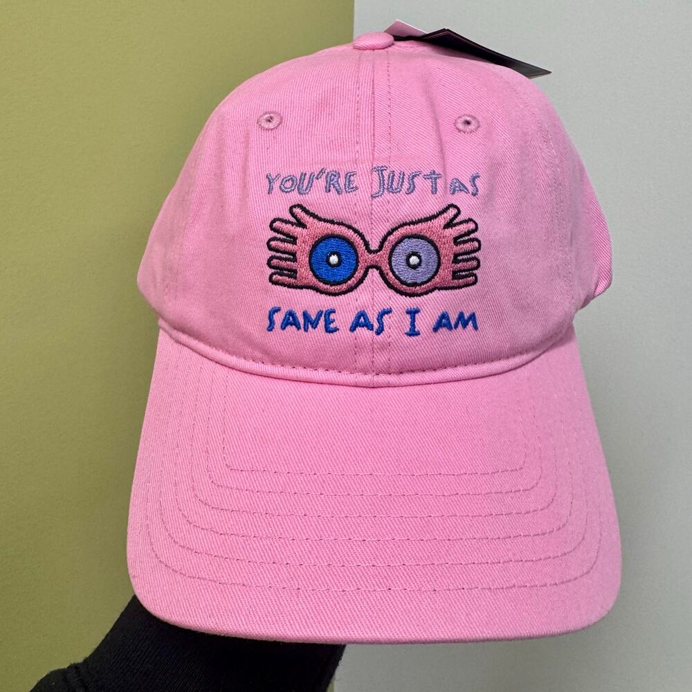 Luna Lovegood Spectrespecs Baseball Hat Cap Curved Harry Potter Hogwarts NEW